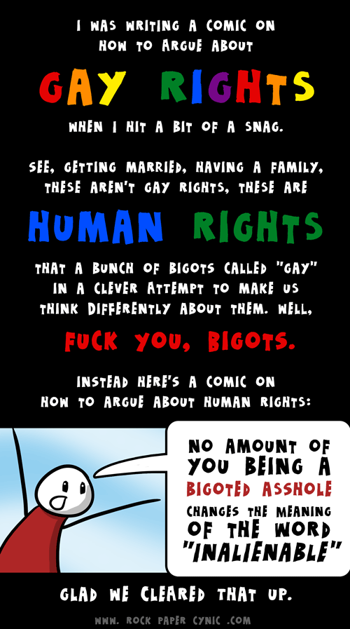 the complexities of debating the whole gay rights thing finally become apparent - Gay Comics