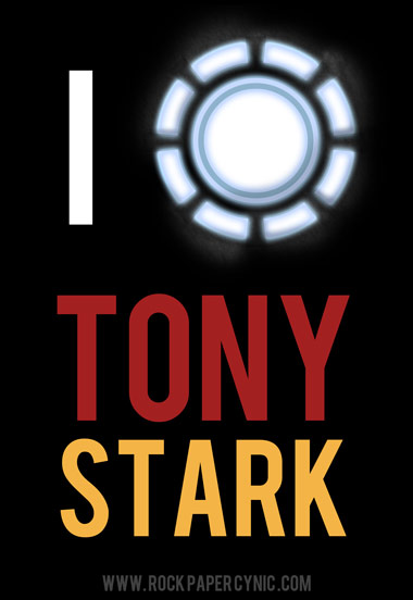 a simple expression of love for the great inventor, Tony Stark, and the wonderful inventions of the arc reactor and Iron Man suit