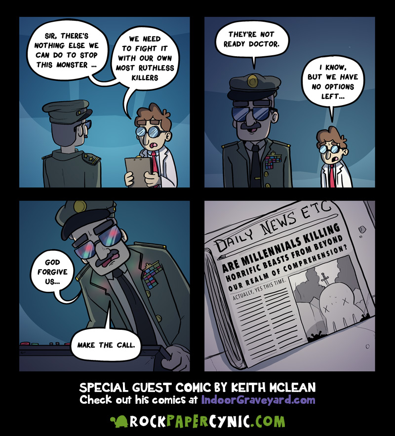 guest artist Keith Mclean unveils the military's darkest and best-kept secret--THE ULTIMATE KILLER