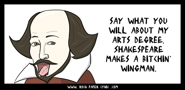 Shakespeare justifies English majors